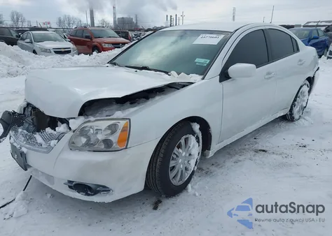 2012 Mitsubishi Galant Fe z USA, uszkodzony, nr VIN 4A32B2FF9CE009052